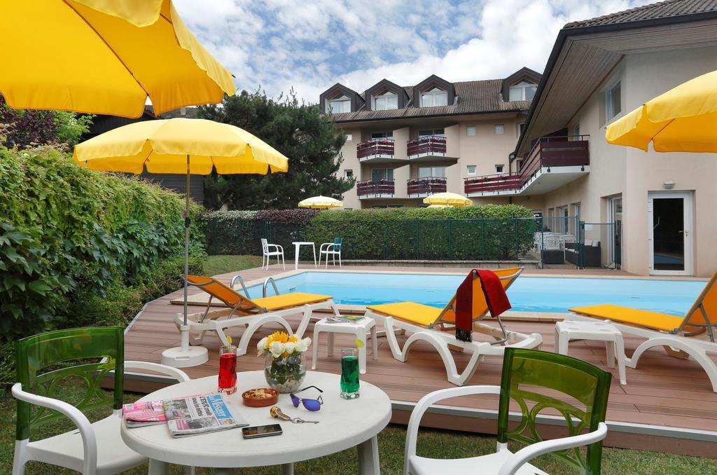 Logis Hotel Arc En Ciel Thonon-les-Bains Rom bilde