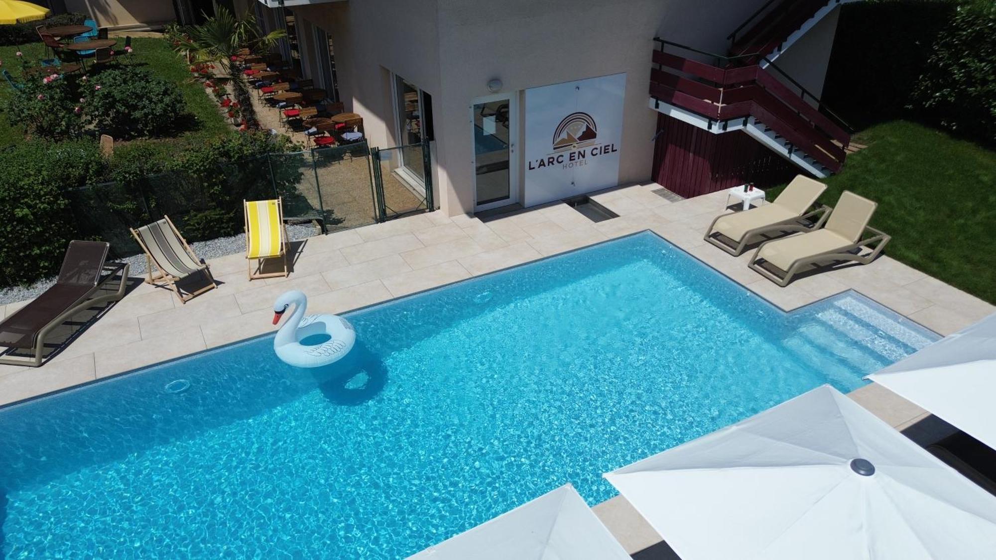 Logis Hotel Arc En Ciel Thonon-les-Bains Eksteriør bilde